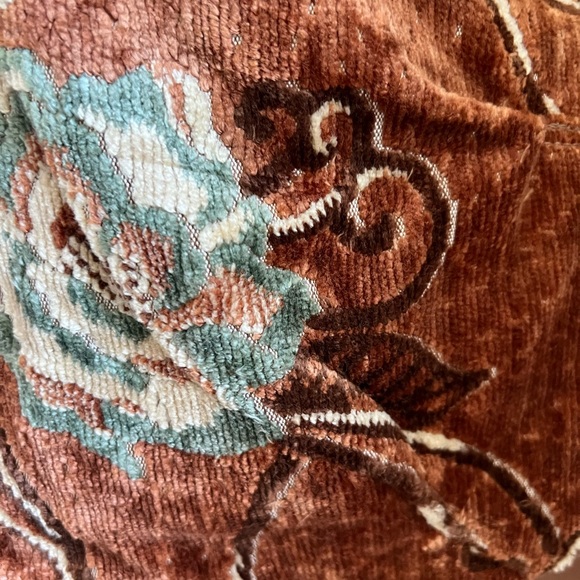 Reby C premium handmade leather and tapestry tote bag - Picture 9 of 12